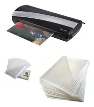 Comprar Termolaminadora Plastificadora + 100 Micas Carta +100 Carnet