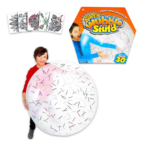 Pacote Nsi Wubble Com Bola De Bolha Cheia Transparente