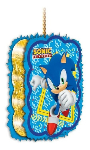 Decoración Piñata Sonic Hedgehog Dash Silueta Imag Fiesta Gm