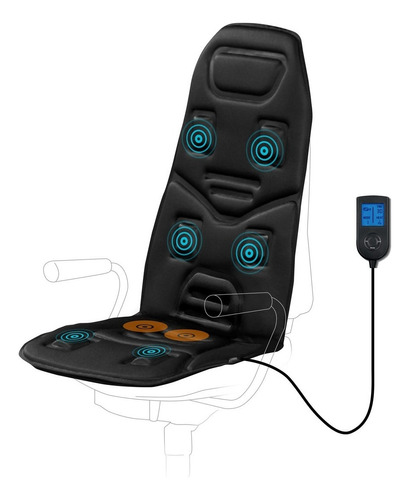 Assento Ultra Massage - Relaxmedic - 6 Motores, Carro E Casa