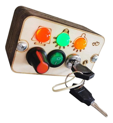 Montessori Tablero Ocupado / Juguetes Con Interruptor De