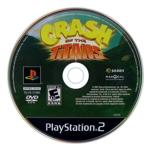 Jogo Crash Of The Titans Para Ps2 Playstation 2