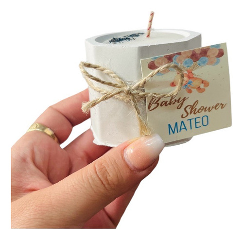 Recuerdo Para Bautizo 30pz Velas Aromaticas