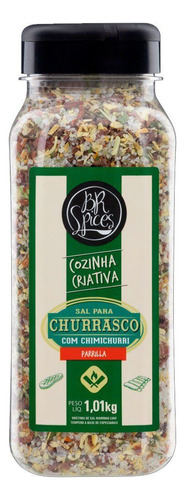 Sal de Parrilla para Churrasco com Chimichurri BR Spices 1Kg