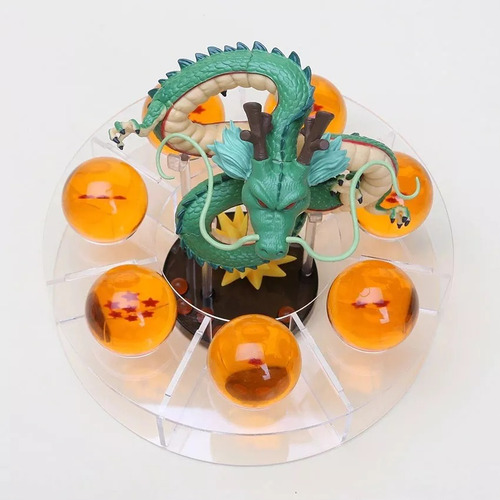 Shenlong Dragão Kit 7 Esferas 4,2cm + Base