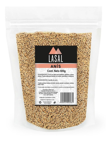 Anís 600 Gramos Pouch Resellables
