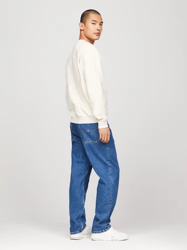 Polerón Essential Con Logo Beige Tommy Jeans