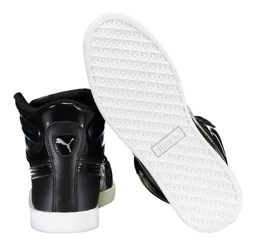 T nis Puma Ikaz Mid Classic Feminino Preto