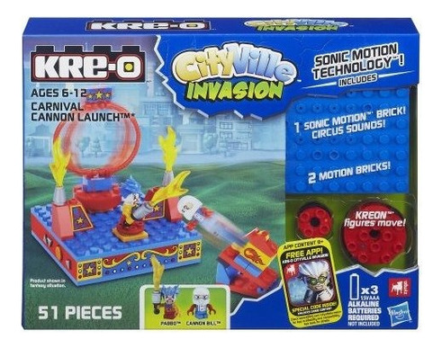 Kre-o Cityville Invasion Carnival Cannon Launch Set (a5858)