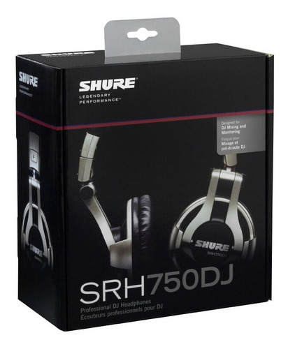 Imagen 3 de 10 de Auricular Shure Srh750dj Profesional Dj C/garantia Oficial