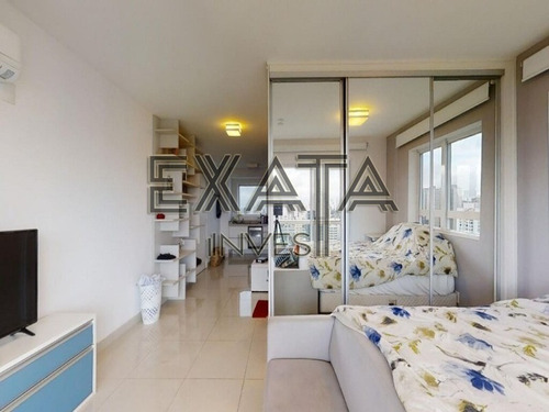 Imagem 12 de 25 de Apartamento À Venda No Brooklin Com 50m² Úteis, 1 Quarto, 1 Vaga De Garagem, Varanda, Muitos Armários. - Ap00886 - 70084734