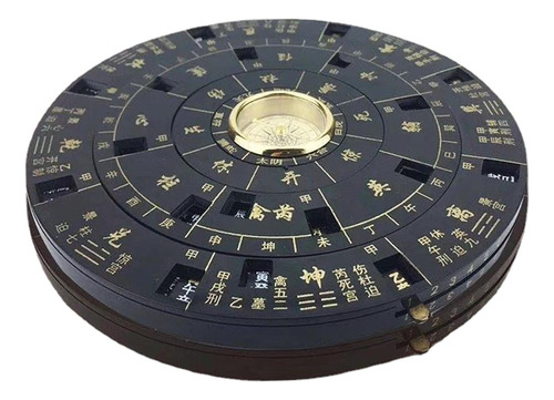 Brújula Feng Shui Luo Pan Luck, Brújula China Vintage