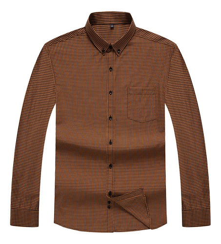 Camisas Sociales De Otoño Para Hombre, Camisas A Cuadros De