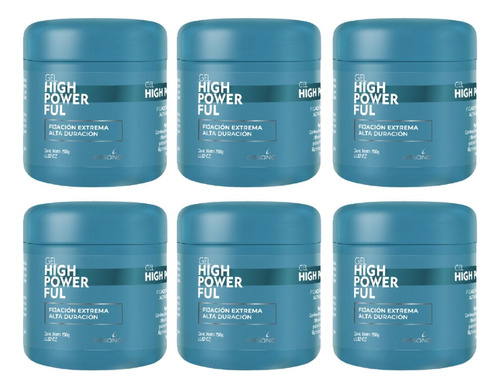 Gel For Men High Powerfull Ossono  250 Ml X 6 Unidades