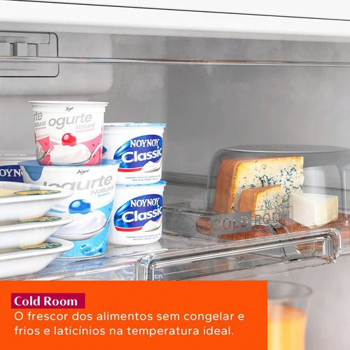 Geladeira Frost Free Brm55fk Duplex 463l Inox Brastemp Inox