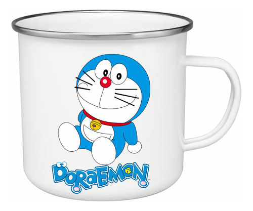 Vaso Metalico Doraemon El Gato Cósmico 