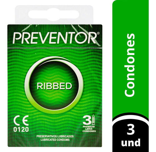 Preservativo Preventor Ribbedcaja X 3 Und