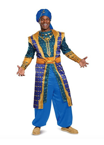 Disfraz Talla Xl Para Hombre De Genio Aladdin Halloween