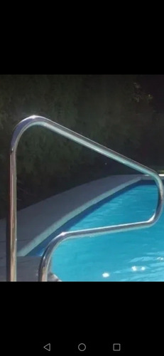 Pasamanos 1m, De Piscina Fibra De Vidrio U Hormigon