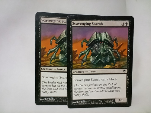 Magic The Gathering Lote De 18 Tarjetas Mtg Darksteel 2004 (Usado)