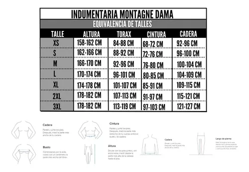 Calza Montagne Mujer Izlqbieplk-neg/neg