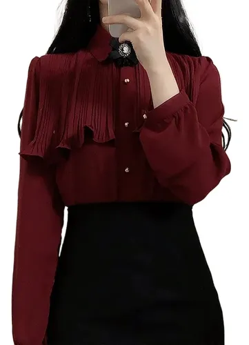 Blusas coreanas elegantes hotsell