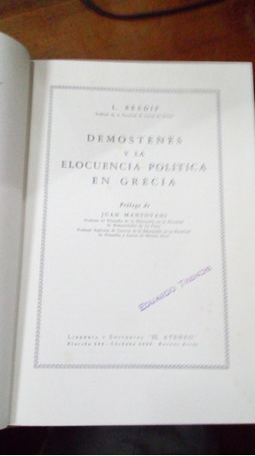 Libro Demóstenes Y La Elocuencia Política En Grecia