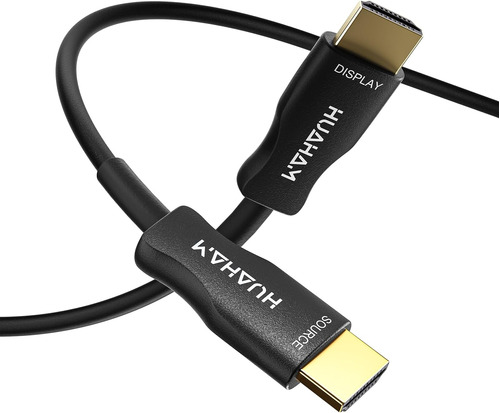 Cable Hdmi 2.1 De Fibra Óptica 8k De Huaham, 48 Gbps, 16,4 P