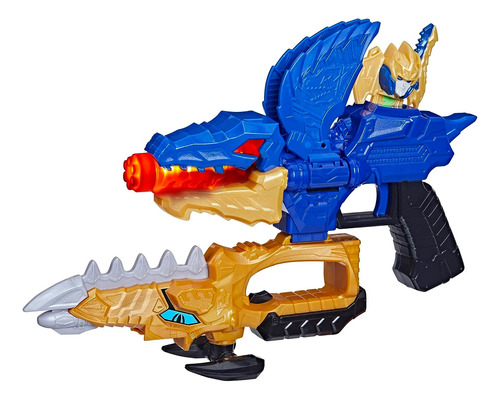 Power Rangers Dino Fury Gold Fury Blade Blaster Superhero Ad