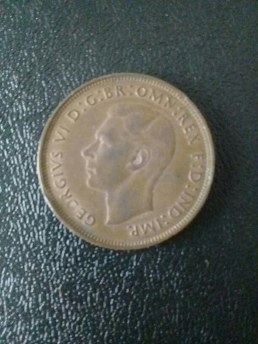 Moneda One Penny Reino Unido 1948 (Usado)