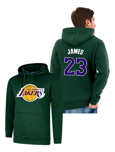 Sudadera Angeles Lakers Lebron James 23 Hoodie Unixes Nba
