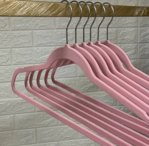 Ganchos Rosados Terciopelo