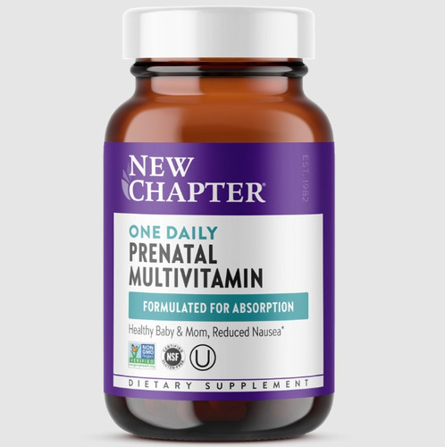 New Chapter | One Daily Prenatal Multivitamin | 30 Tablets