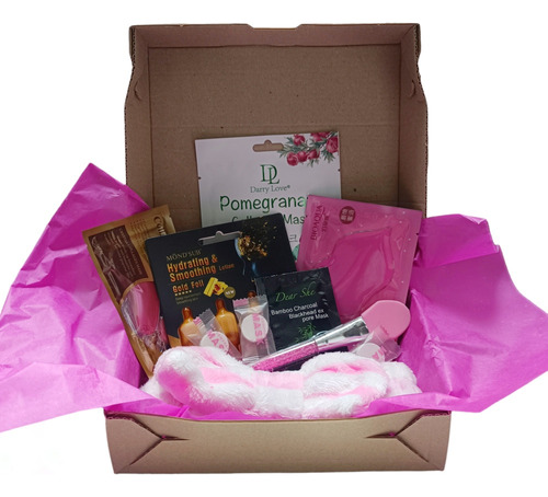 Kit Set Skincare Facial Mascarillas Ampollas Vincha Regalo