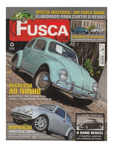 Fusca & Cia Nº83 Vw Sedan 1959 Série Ouro 1996 Itamar Denzel