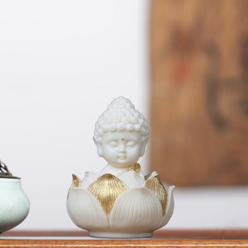 Figura De Buda De Madera Para Decoración