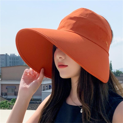 Sombrero Sol De Estilo Coreano Con Protección Uv Mujer