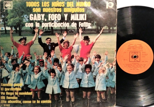 Vinilo Gaby, Fofo Y Miliki Todos Los Niños Del Mundo... 1972