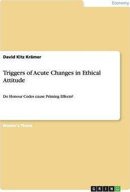 Libro Triggers Of Acute Changes In Ethical Attitude : Do ...