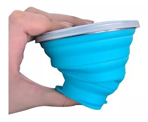 Vaso plegable de silicona Somos ecotienda