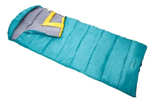 Bolsa De Dormir Capucha 0°/10° Camping Pesca 230 X 84 Cm