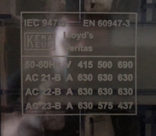 Chave Comutadora Sob Carga Ss32 - In 630a Holec Azul