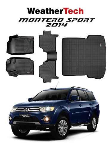 Alfombras Weathertech Montero Sport 2014