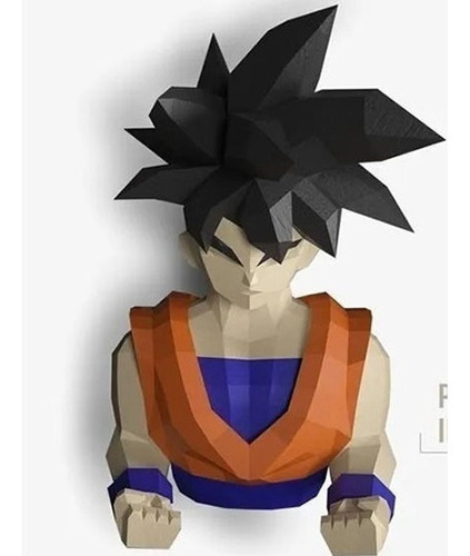 Goku - Dragon Ball - Paper Craft Papercraft Papel Pdf