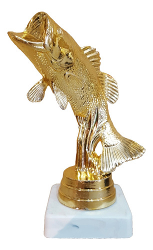 Trofeo Plástico Pesca Surubi 11cm Base Baja - Souvenir