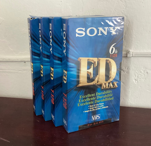 Cassette Virgen Vhs Sony T-120 | Video Videocasetera