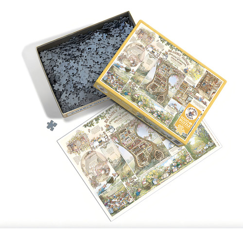 Rompecabezas Brambly Hedge Spring 1000 Pz Cobble Hill Personajes Del Bosque En Primavera