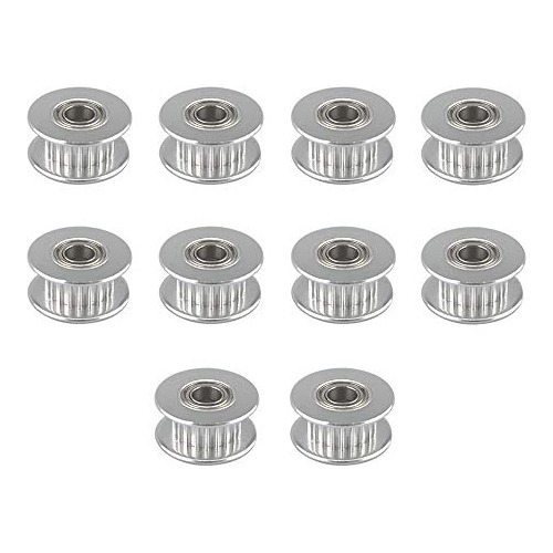 Polea Dentada Aluminio Gt2 20d 5 Mm 6 Mm