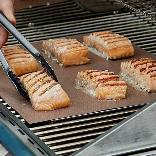 2 Esteras Para Hornear O Parrilla ( Bbq Grill Mat )