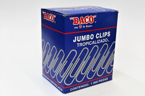 Clip Jumbo Caja Con 1000